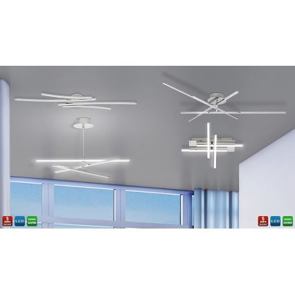 Rabalux 2480 - LED Ljuskrona MEREDITH LED/18W/230V