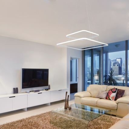 Rabalux 2546 - LED Ljuskrona DONATELLA LED/65W/230V vit