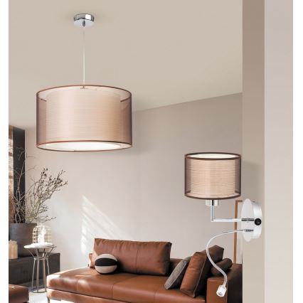 Rabalux 2629 - Väggbelysning ANASTASIA E27/60W + LED/1W