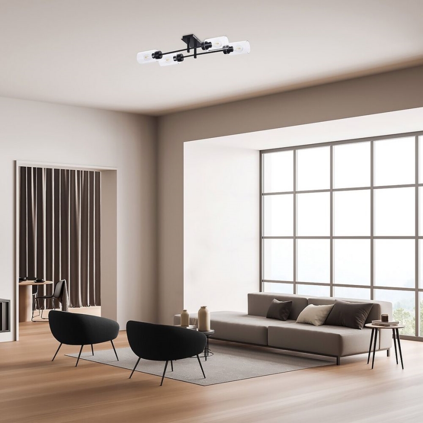 Rabalux - Ytmonterad taklampa 4xE27/40W/230V 21,5x82 cm