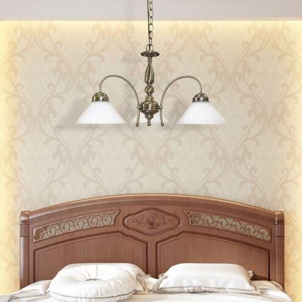 Rabalux 2703 - Ljuskrona med kedja MARIAN 3xE27/60W/230V