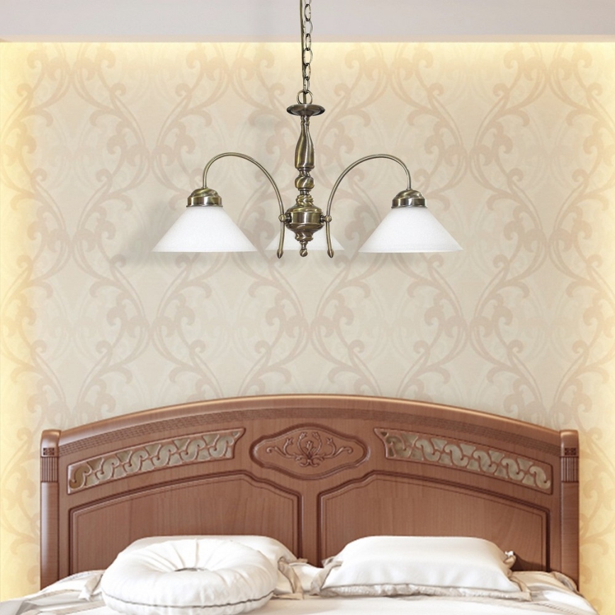 Rabalux 2703 - Ljuskrona med kedja MARIAN 3xE27/60W/230V