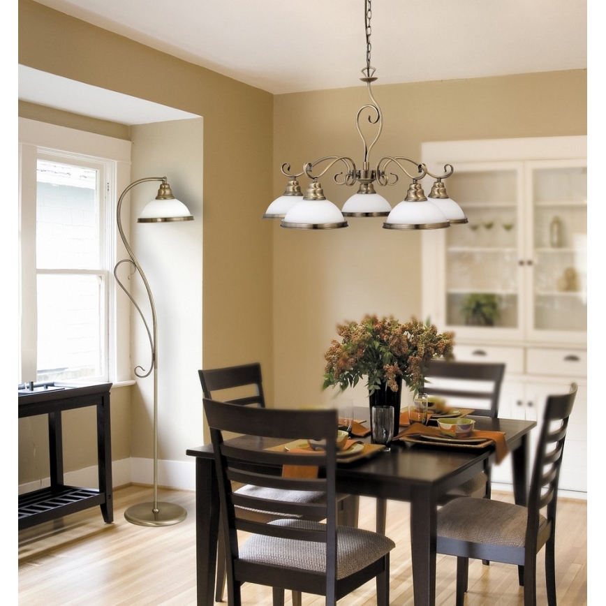 Rabalux 2758 - Golvlampa ELISETT 1xE27/60W/230V