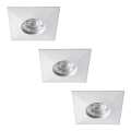 Rabalux - 3-pack LED infällda badrumsarmaturer LED/4W/230V IP44