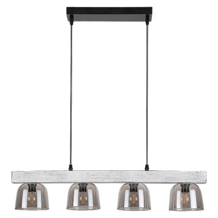 Rabalux - Ljuskrona med upphängningsrem 4xE14/40W/230V