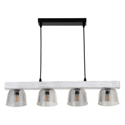 Rabalux - Ljuskrona med upphängningsrem 4xE14/40W/230V