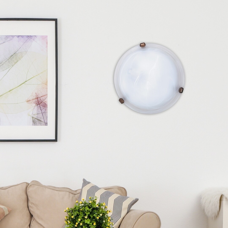 Rabalux - Taklampa 1xE27/60W/230V med alabasterglas