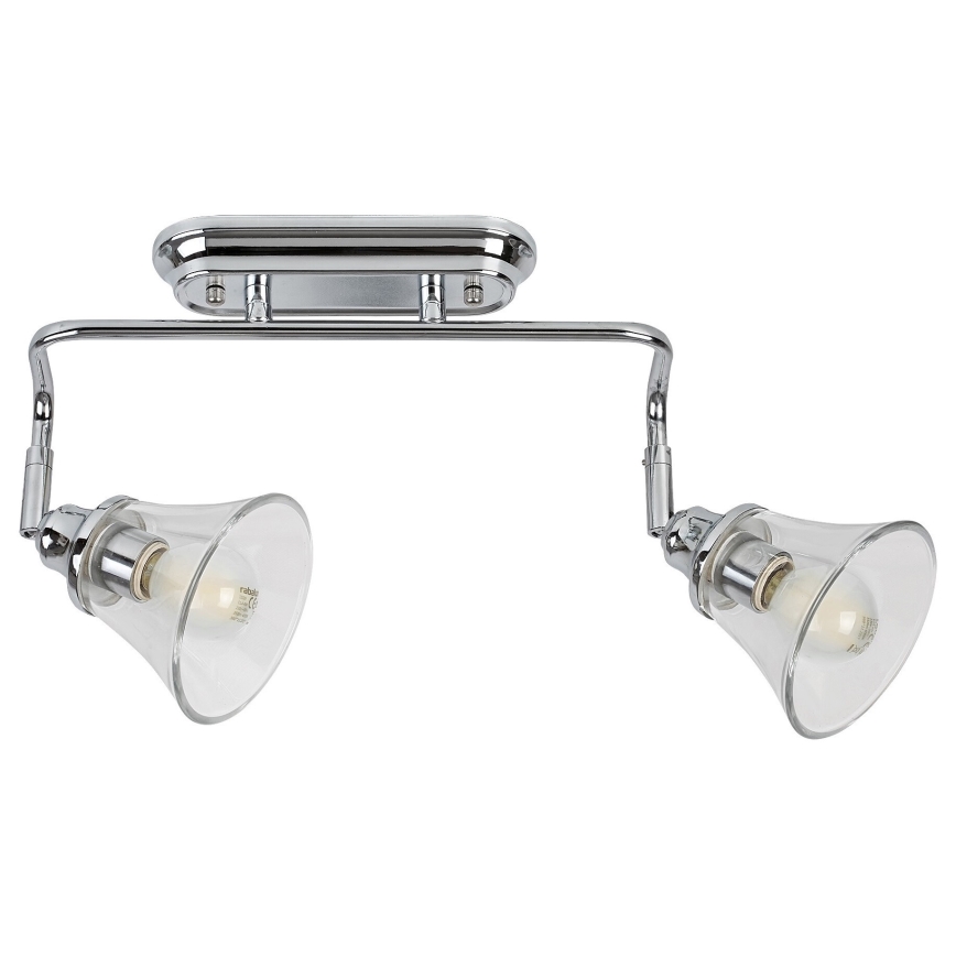 Rabalux - Badrumsspotlight 2xE14/40W/230V IP44