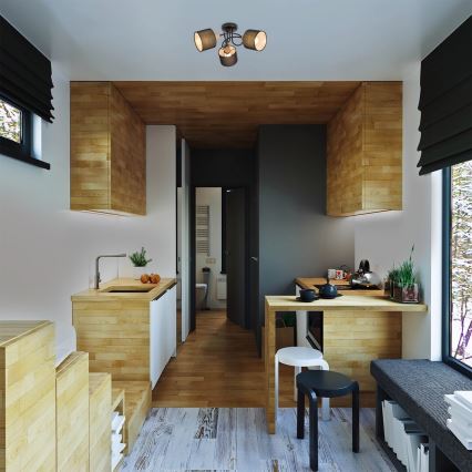 Rabalux - Fäst ljuskrona 3xE14/40W/230V