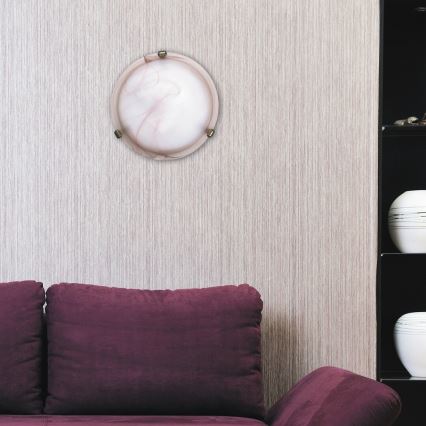 Rabalux - Taklampa 1xE27/60W/230V, alabasterglas