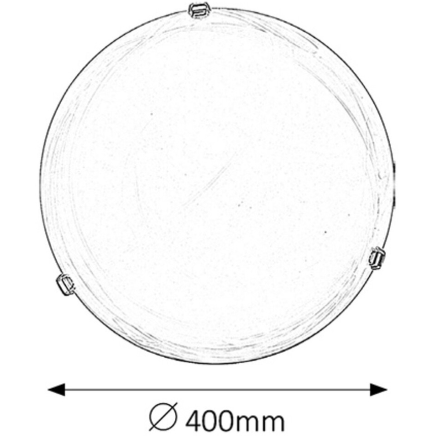 Rabalux - Taklampa 2xE27/60W/230V med alabasterglas