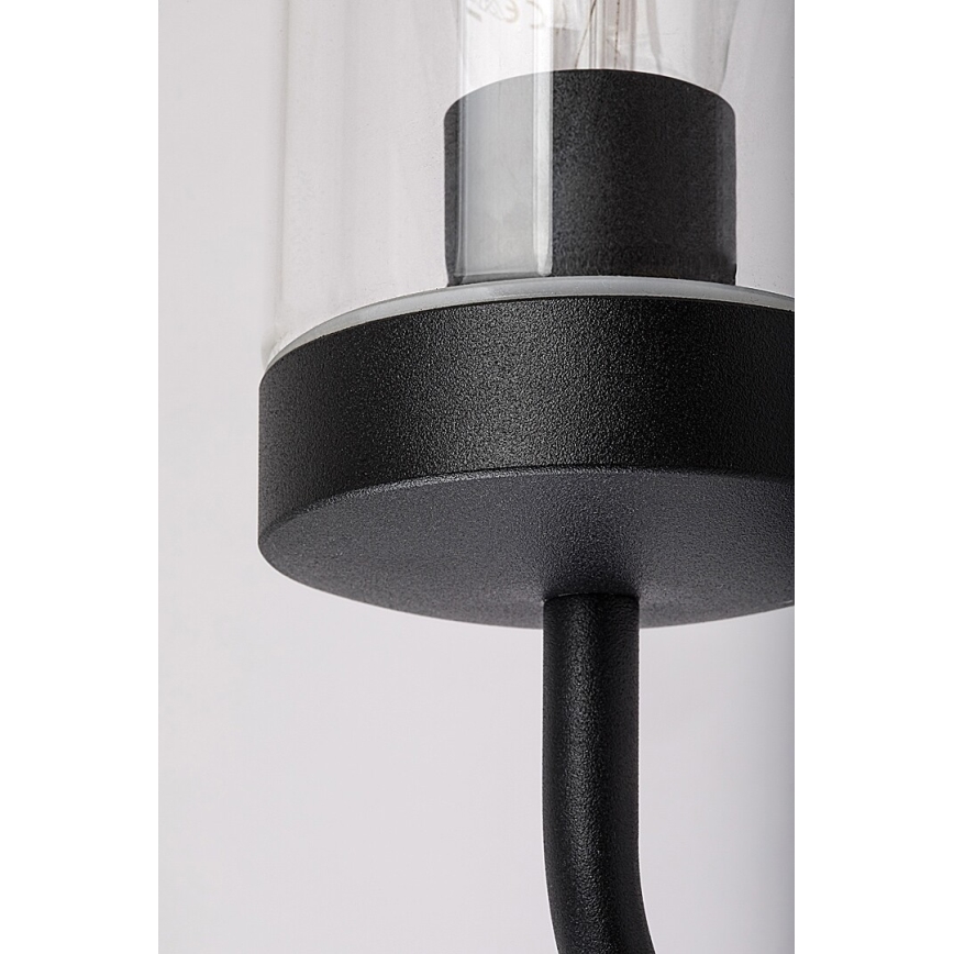 Rabalux - Vägglampa för badrum 1xE27/60W/230V IP44 svart
