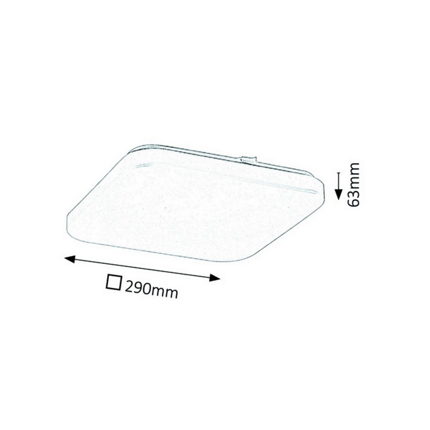 Rabalux - LED taklampa LED/20W/230V 29x29 cm