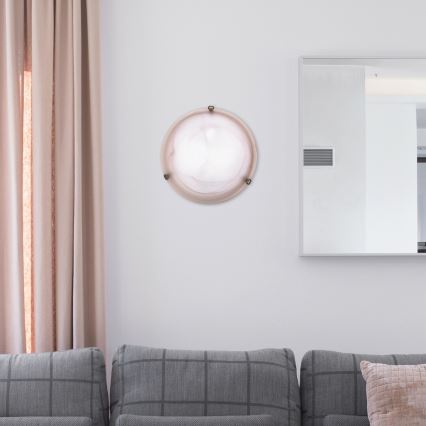 Rabalux - Taklampa 2xE27/60W/230V i alabasterglas