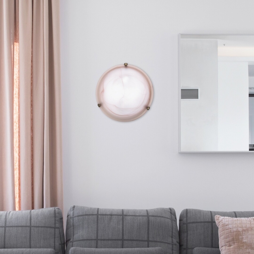 Rabalux - Taklampa 2xE27/60W/230V i alabasterglas