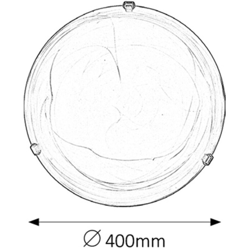 Rabalux - Taklampa 2xE27/60W/230V i alabasterglas