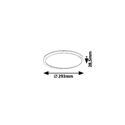 Rabalux - LED-takarmatur 18W/230V Ø 29,3 cm