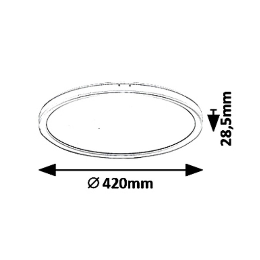 Rabalux - Dimbart LED-takarmatur LED/22W/230V Ø 42 cm