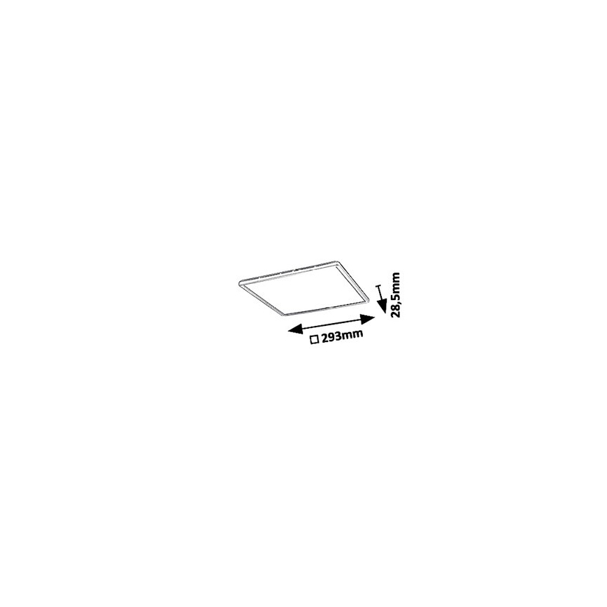 Rabalux - LED taklampa LED/18W/230V 29,3x29,3 cm