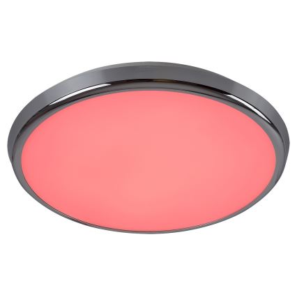 Rabalux - LED RGB Ljusreglerad vägglampa för badrum LED/18W/230V diameter 30 cm 3000-6500K IP44 + fjärrkontroll