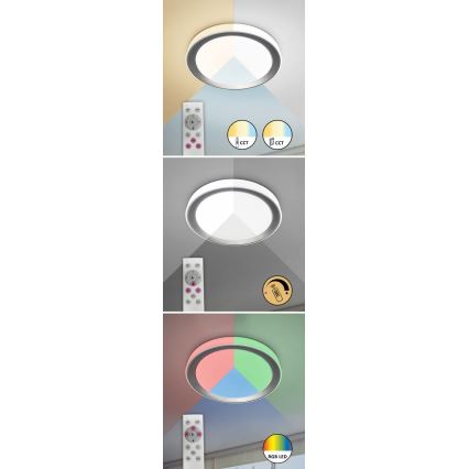 Rabalux - LED RGB dimbar taklampa LED/40W/230V 2700-6500K Wi-Fi Tuya Ø 51 cm + fjärrkontroll
