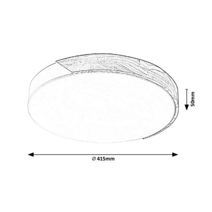 Rabalux - LED taklampa LED/24W/230V vit/ek