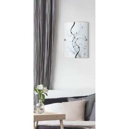 Rabalux 3691 - Väggbelysning ELINA 1xE27/60W/230V