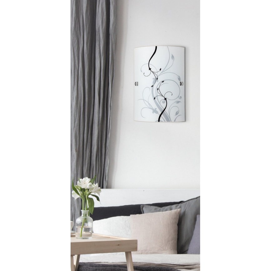 Rabalux 3691 - Väggbelysning ELINA 1xE27/60W/230V