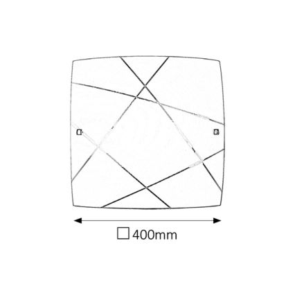 Rabalux 3699 - Takbelysning PHAEDRA 2xE27/60W/230V