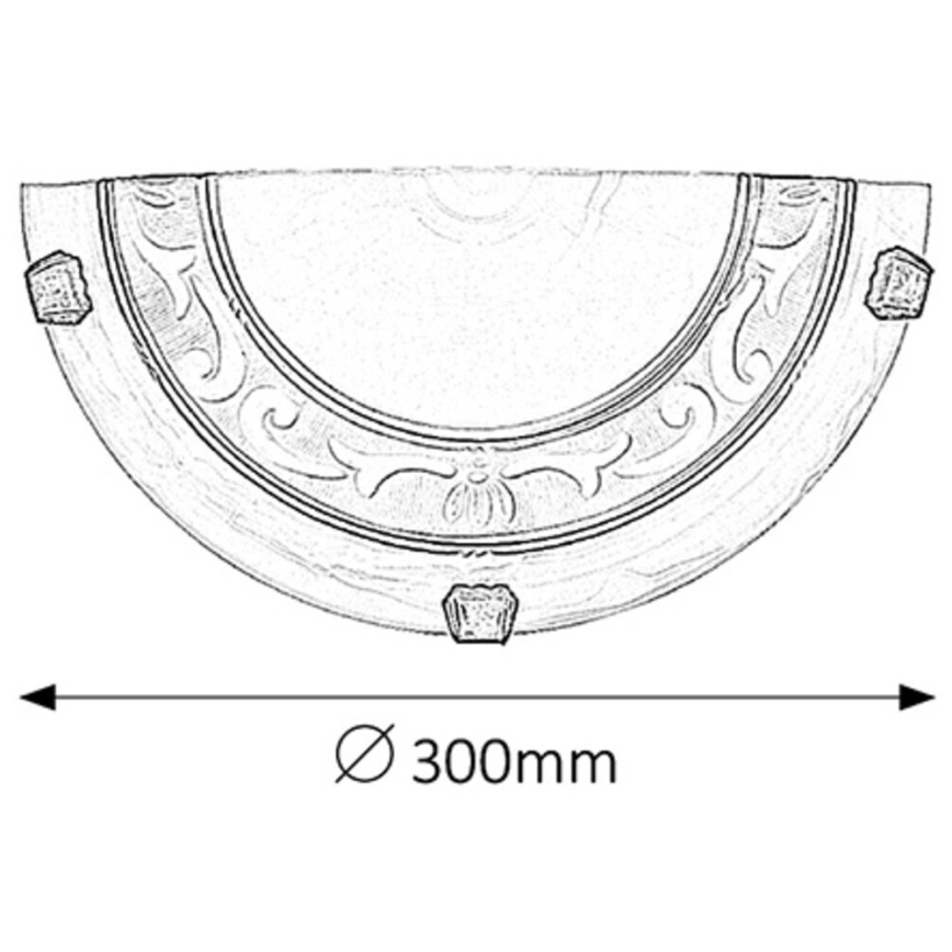 Rabalux 3712 - Väggbelysning LARETTA 1xE27/60W/230V