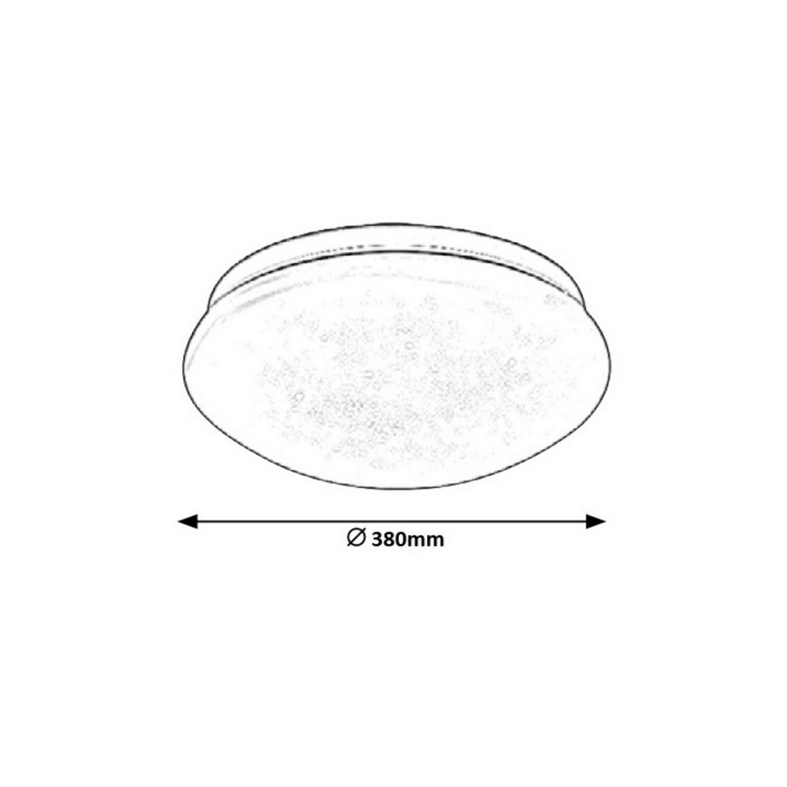 Rabalux - LED taklampa LED/24W/230V diameter 38 cm