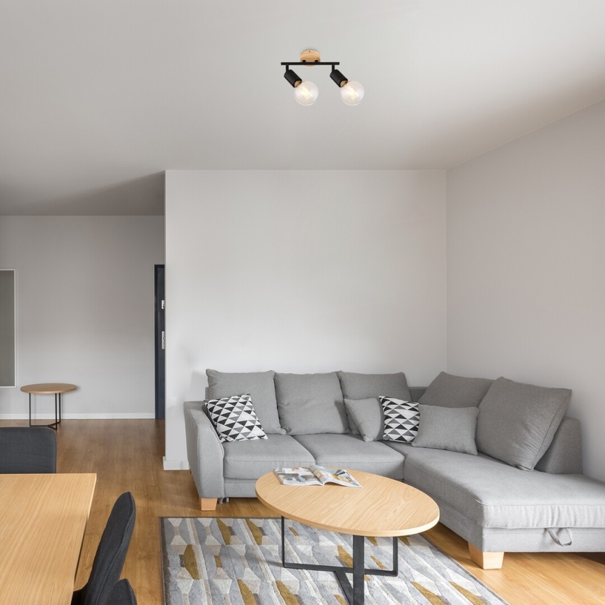 Rabalux - Spotlight 2xE27/40W/230V gummiträd