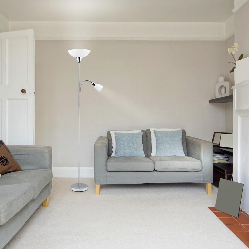 Rabalux - golvlampa 1xE27/60W+E14/40W