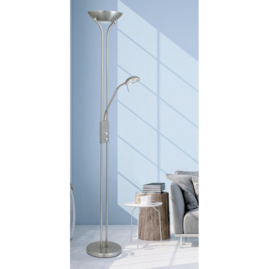 Rabalux - Ljusreglerad golvlampa 1xR7s/230W + 1xG9/40W