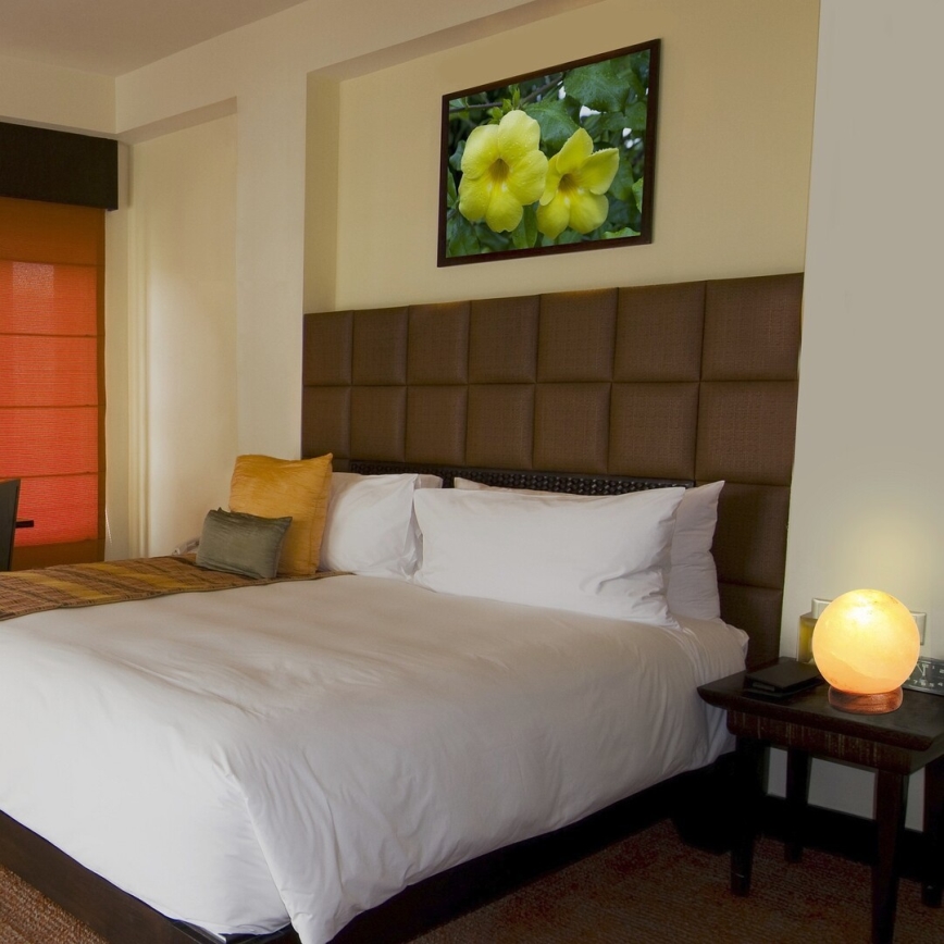 Rabalux - Saltlampa 1xE14/15W/230V akaciaträ 2,6 kg