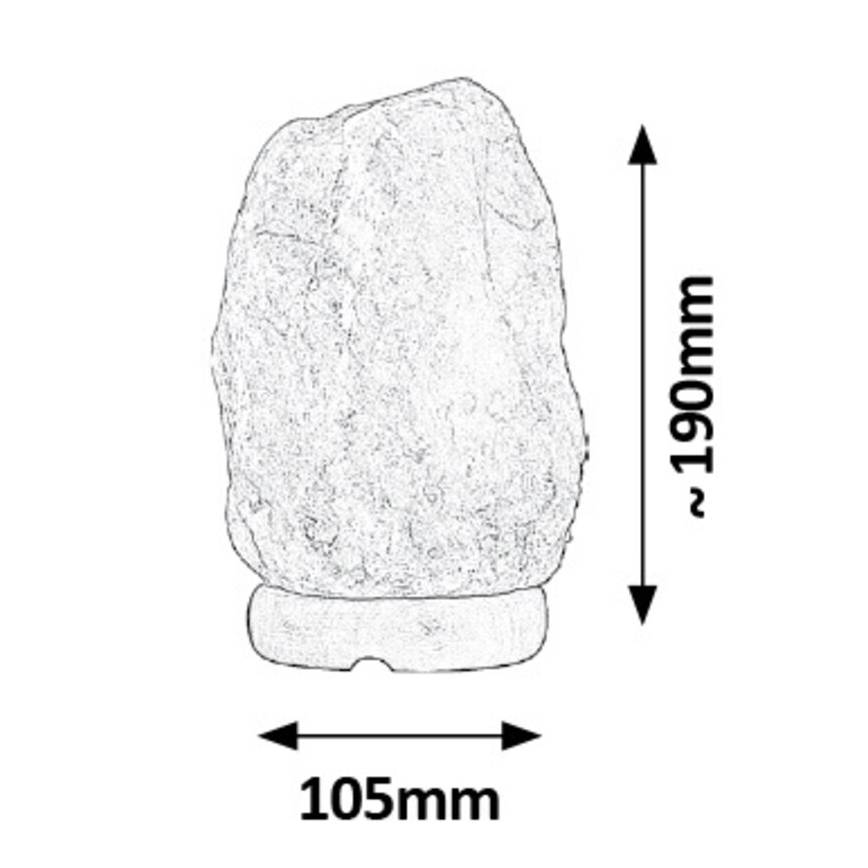 Rabalux - Saltlampa 1xE14/15W/230V 1,6 kg