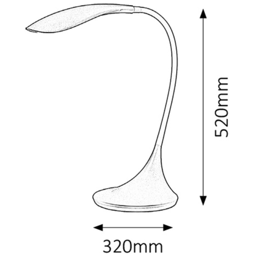 Rabalux - LED dimbar lampa 1xLED/4,5W/230V