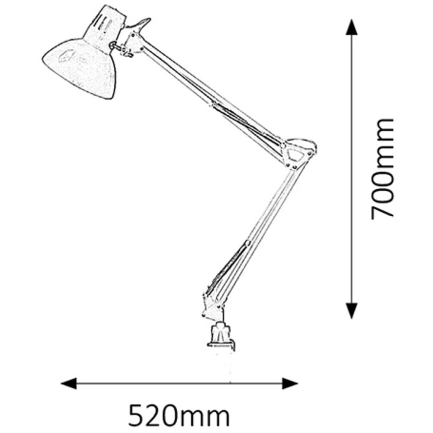 Rabalux 4215 - Bordslampa ARNO 1xE27/60W/230V