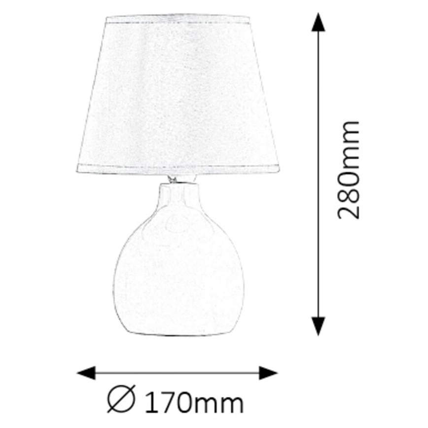Rabalux 4476 - Bordslampa ANGALL 1xE14/40W/230V