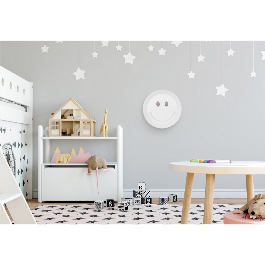 Rabalux 4543 - Barn LED Väggbelysning BABETTE LED/6W/230V vit