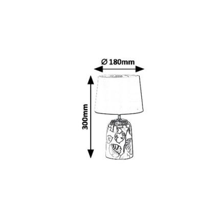 Rabalux 4548 - Bordslampa SONAL 1xE14/40W/230V