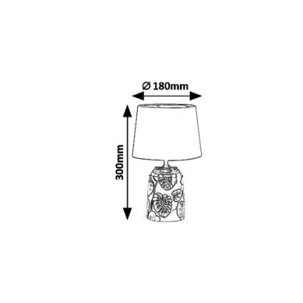 Rabalux 4549 - Bordslampa SONAL 1xE14/40W/230V