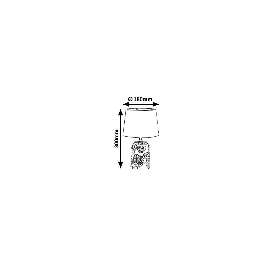 Rabalux 4549 - Bordslampa SONAL 1xE14/40W/230V