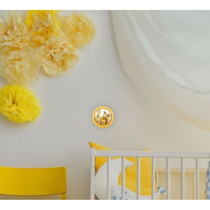 Rabalux 4565 - LED Väggbelysning Barnrum LEON LED/0,3W/2xAA