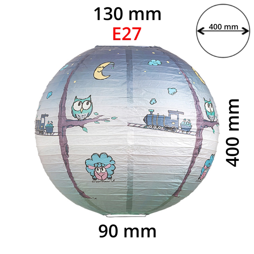 Rabalux 4631 - Barnskärm för barnlampa SHEPHERD E27, Ø 40 cm