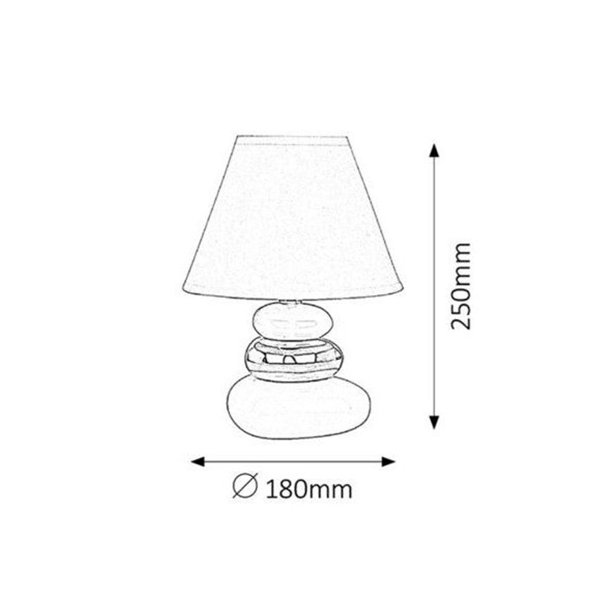 Rabalux 4950 - Bordslampa SALEM E14/40W/230V