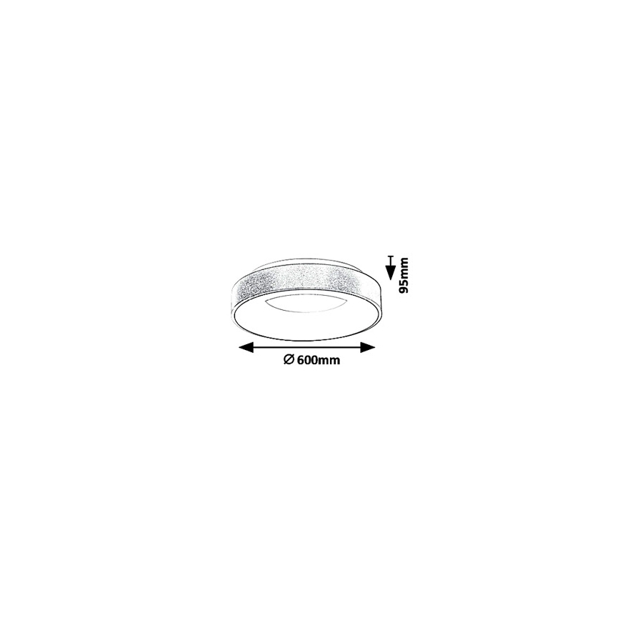 Rabalux - LED taklampa CARMELA LED/50W/230V diameter 60 cm