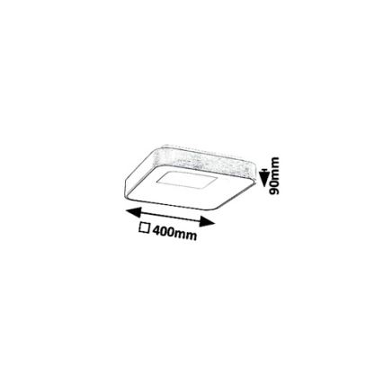 Rabalux - LED taklampa CARMELA LED/30W/230V 40x40 cm