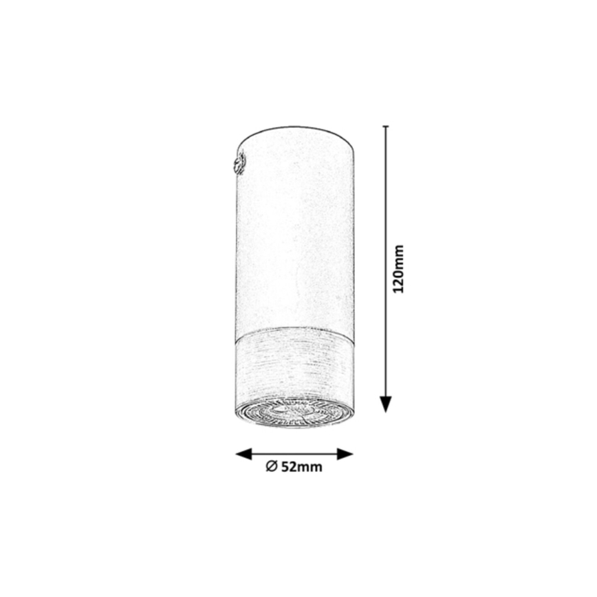 Rabalux - Taklampa 1xGU10/5W/230V 12 cm