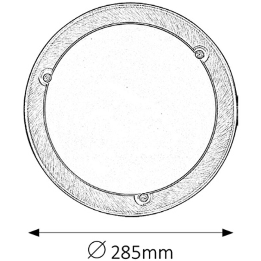 Rabalux - Taklampa 1xE27/60W/230V diameter 28,5 cm